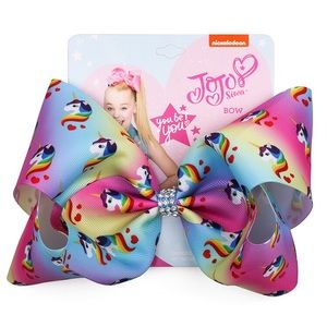 JOJO SIWA 8 Inch LARGE RHINESTONES HAIR BO…